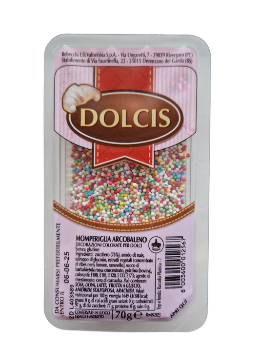 Dolcis színes permetező mix kerek 70g