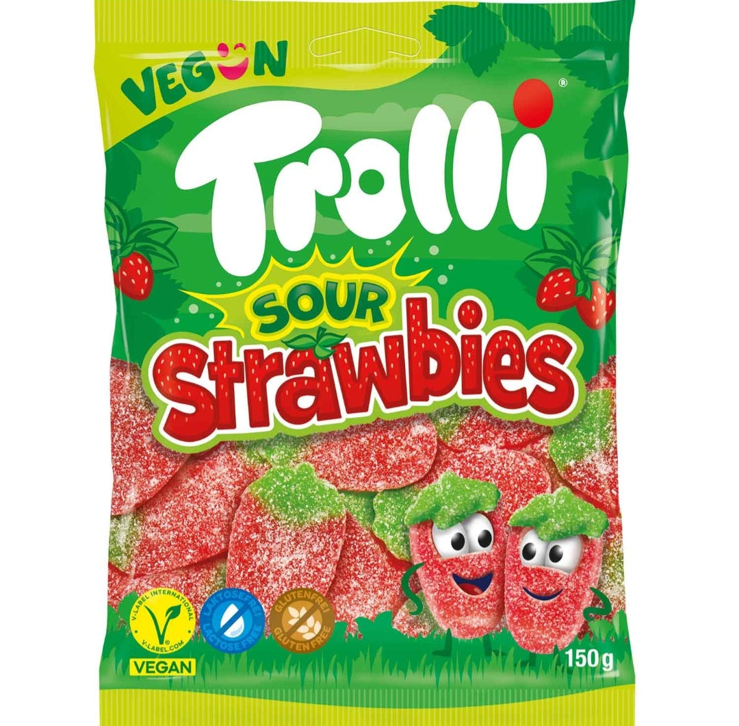 Trolli Sour Strawberries 150g