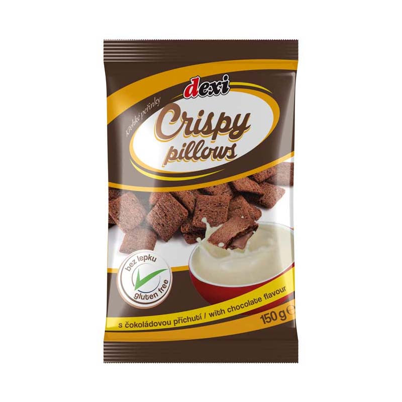 Dexi Crispy Pillows mit Schokofüllung 150g