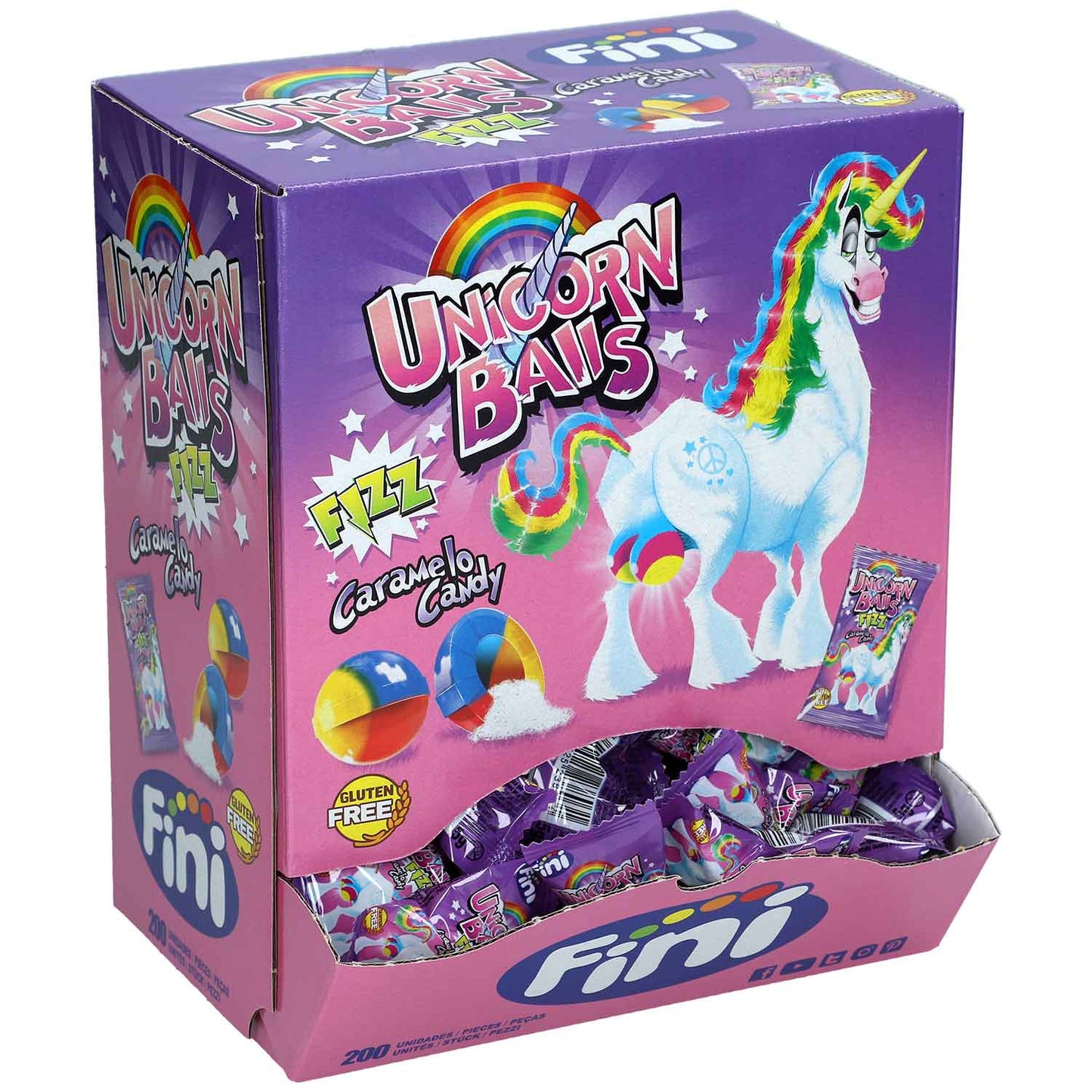 Fini Unicorn Balls Fizz 5g